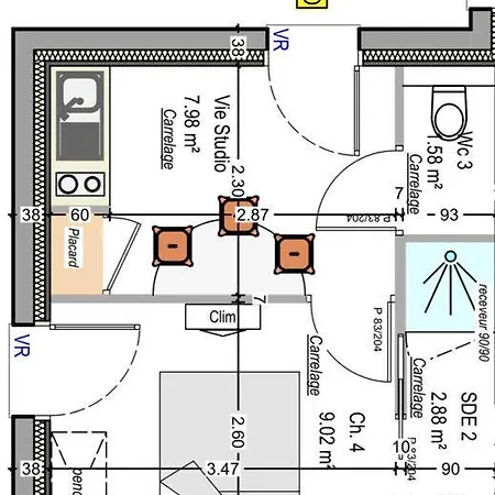 La Pomme De Pin - T1 Calme Et - Meuble De Tourisme Classe 2 Etoiles * סן ז'אן דה מון